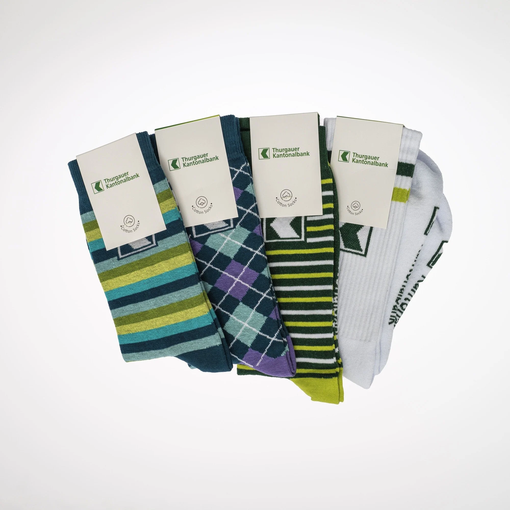 Individuelle Socken für die Thurgauer Kantonalbank