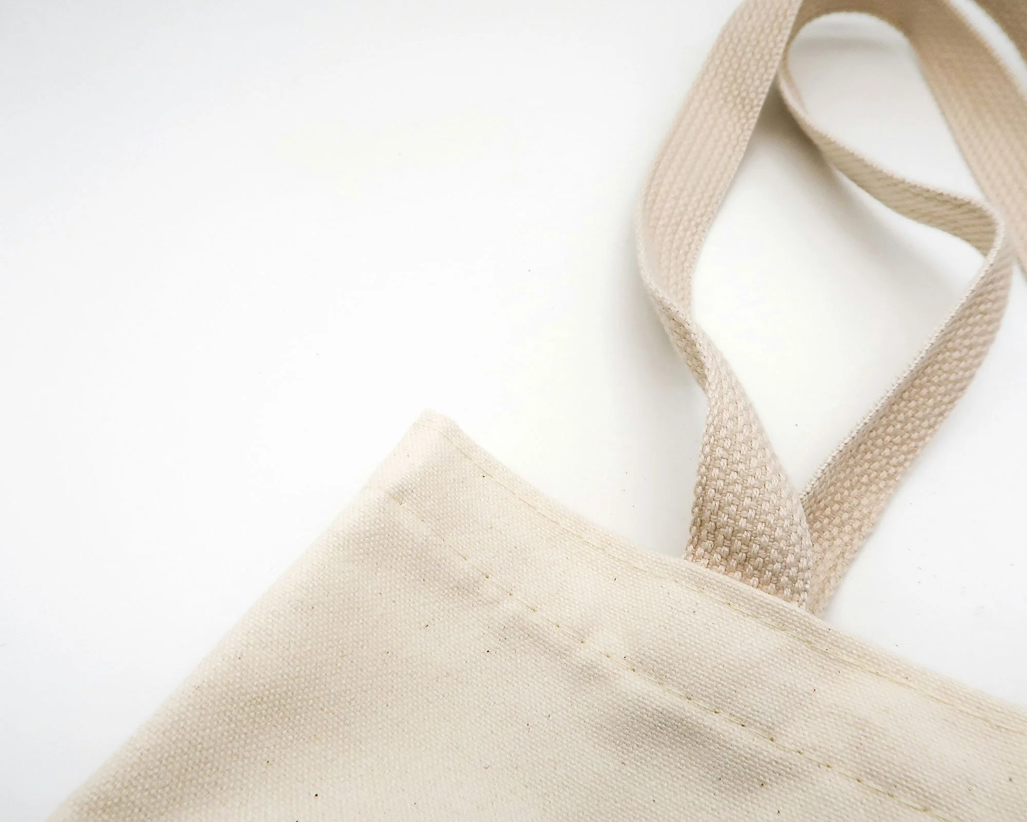 Naturfarbene Stofftasche als Werbeartikel